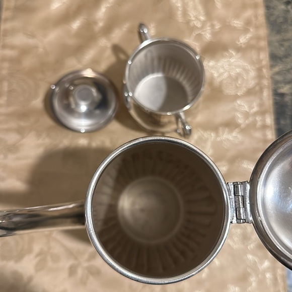 Silvercraft silver-plated coffee pitcher & sugar d - Picture 5 of 6